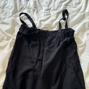 Women’s black  XL Loft jumpsuit